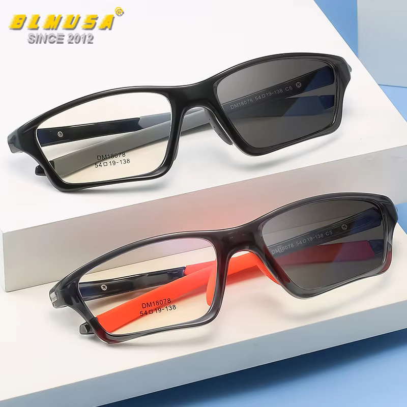 BLMUSA Sportbrille Pilotenstil, Herren, Vollrand, Schwarz, Kunststoff - Bild 2