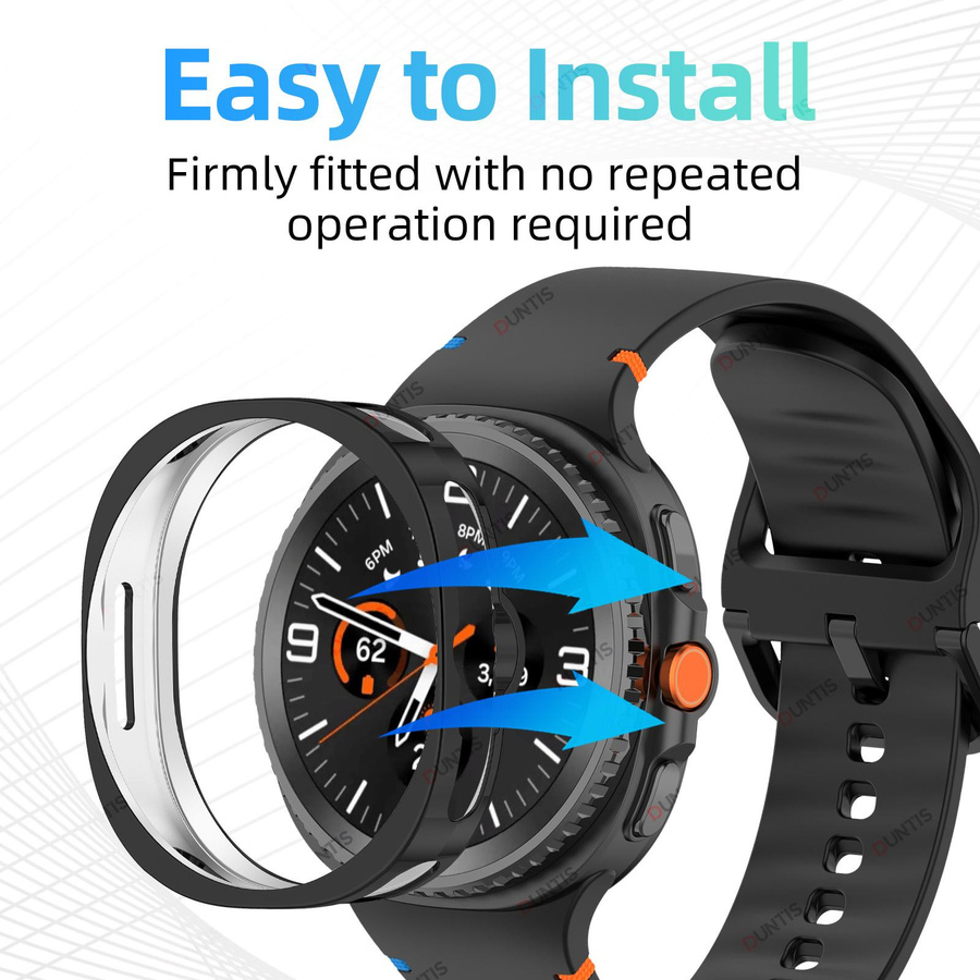 Samsung Schutzhülle für Galaxy Watch 8 Classic, TPU, Gold - Bild 4