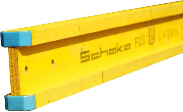 Schake Holzschalungsträger H20 Endkappen aus Holz in Braun, Breite: 200 mm, Höhe: 20 mm, Länge: 3900 mm - Bild 1