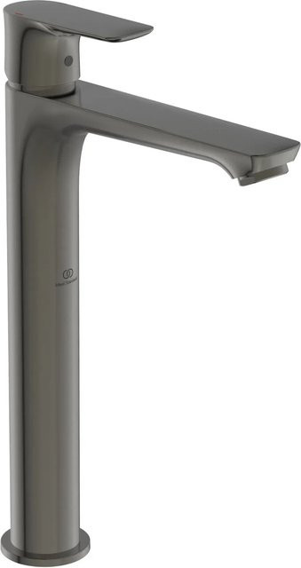Ideal Standard Waschtischarmatur Connect Air Einhebelmischer mit verlängertem Sockel in Magnetic Grey/Gunmetal ohne Ablauföffnung - Bild 1