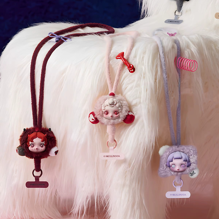 POP MART SKULLPANDA YOU FOUND ME Serie Blindboxen mit Handy-Schlüsselband und Figuren in Multicolor - Bild 5