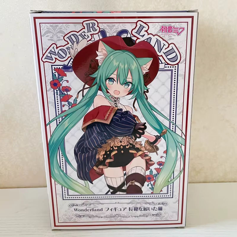 Taito Hatsune Miku Figur Wunderland Kater in Stiefeln Anime Action Figur mehrfarbig aus Kunststoff - Bild 6