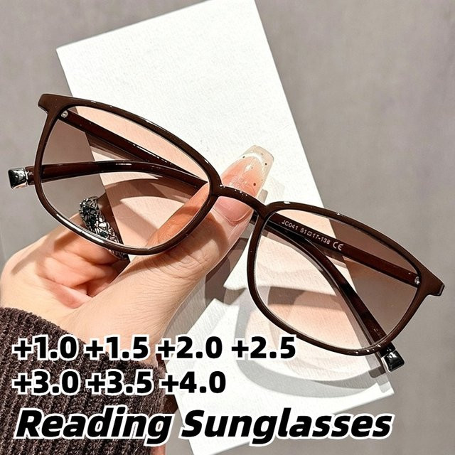 ERIKOLE Lesebrille, quadratisch, Vollrand, Kunststoff, Unisex - Bild 1