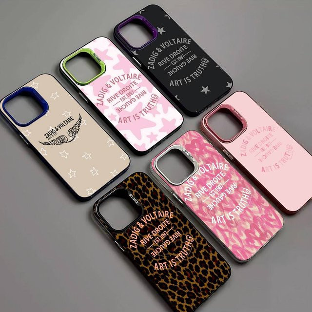 Zadig & Voltaire Handyhülle in Multicolour als Hartschale für iPhone 17 Air 16 15 14 13 12 11 Pro Max - Bild 1