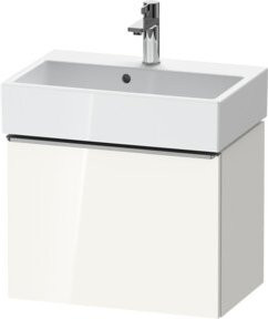 Duravit Waschtischunterschrank D-Neo Compact in Weiß Hochglanz, B/T/H: 58,4 x 37,2 x 44 cm - Bild 1