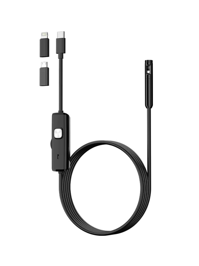 ENWOR Industrie Endoskop HD1080P mit Dual Objektiv und USB-C Anschluss für Android und iPhone in Schwarz - Bild 5