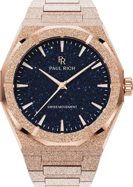 Paul Rich Herrenuhr, Quarz, Edelstahl, Blau, 43 mm, 5 ATM - Bild 1