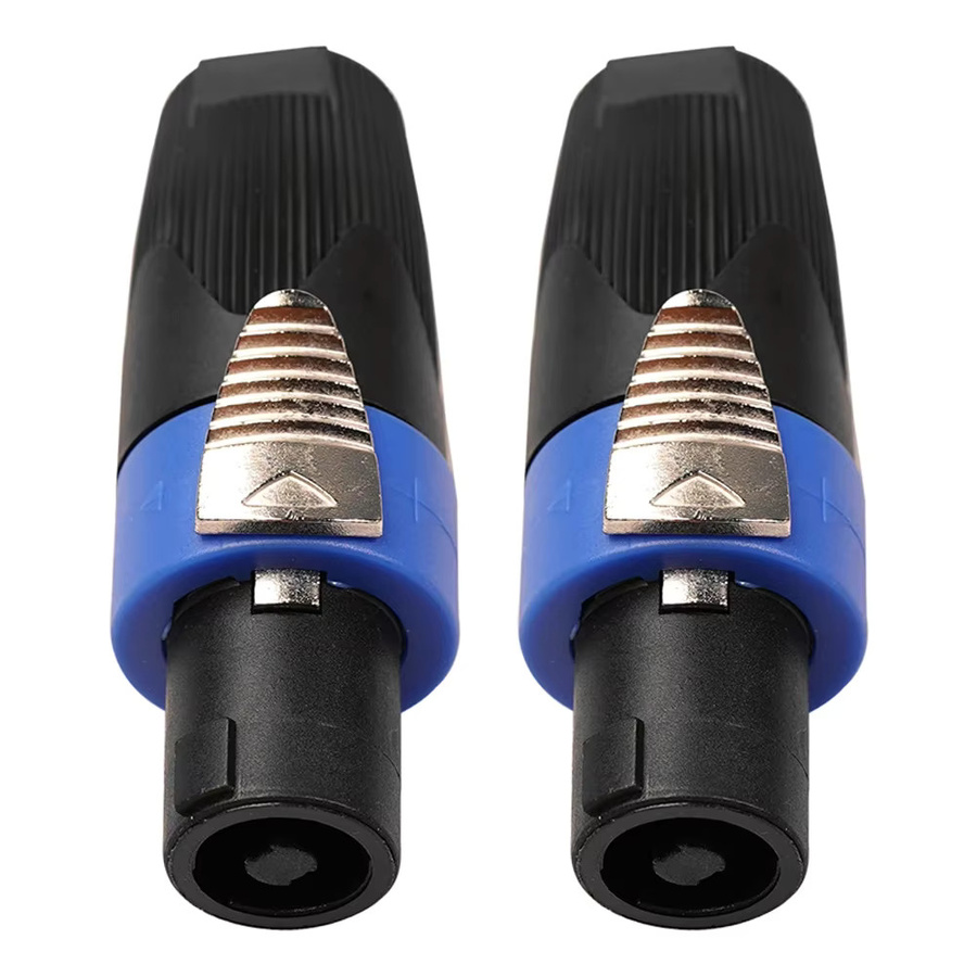 ALLOYSEED 10er Set 4-polige NL4FC Speakon Lautsprecherstecker mit Twist Lock Adapter für Audiokabel - Bild 2