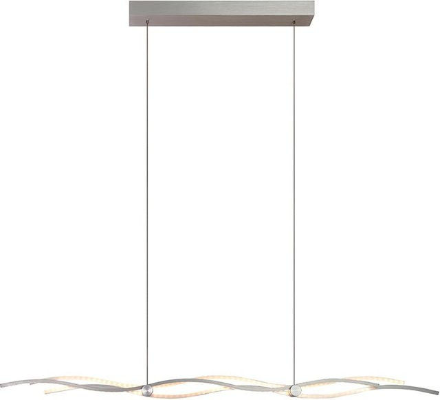 Escale Silk 2.0 LED-Pendelleuchte aus Aluminium geschliffen in Silber mit dim2warm Technologie - Bild 1