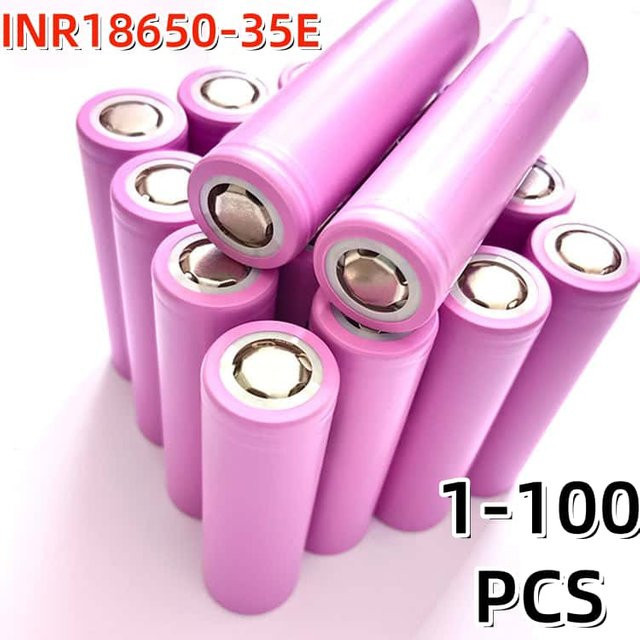 NDNNAS INR 35e 18650 Akku mit 3500mAh und 3,7V für Elektronik und Elektrowerkzeuge - Bild 1