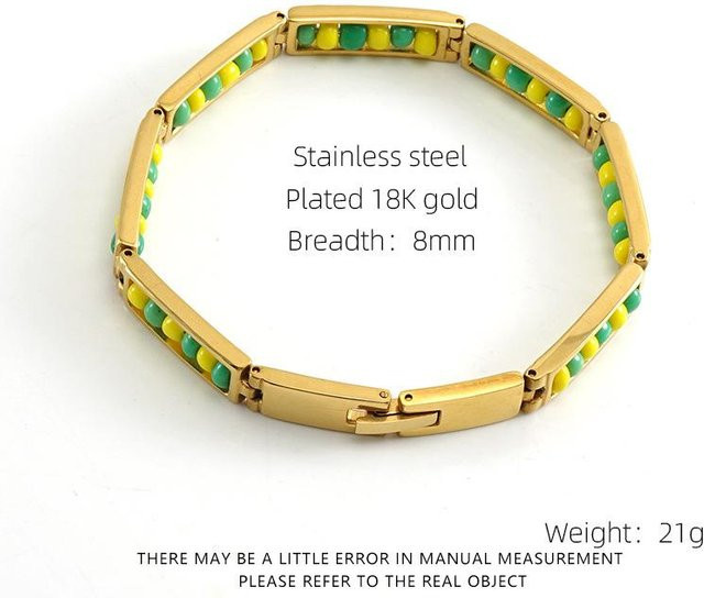 Lucky Star Jewelry Armband, Edelstahl, Perle, Zirkonia, Unisex - Bild 1