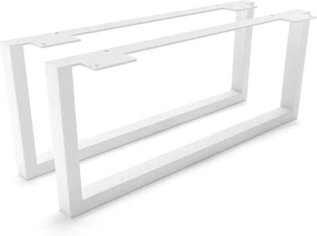 HEVVA Möbelfüße GRAZ 2er Set Weiß, Höhe: 20 cm, Tiefe: 50 cm - Bild 1