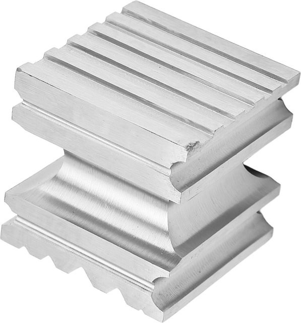 Metallformblock Schmuck Biegebank aus legiertem Stahl in Weiß und Silber - Bild 1