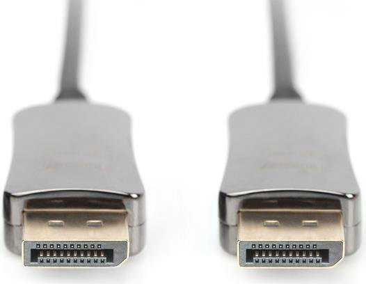 Digitus DisplayPort AOC Hybrid Glasfaserkabel DisplayPort auf DisplayPort, Schwarz, Länge: 20 m - Bild 2
