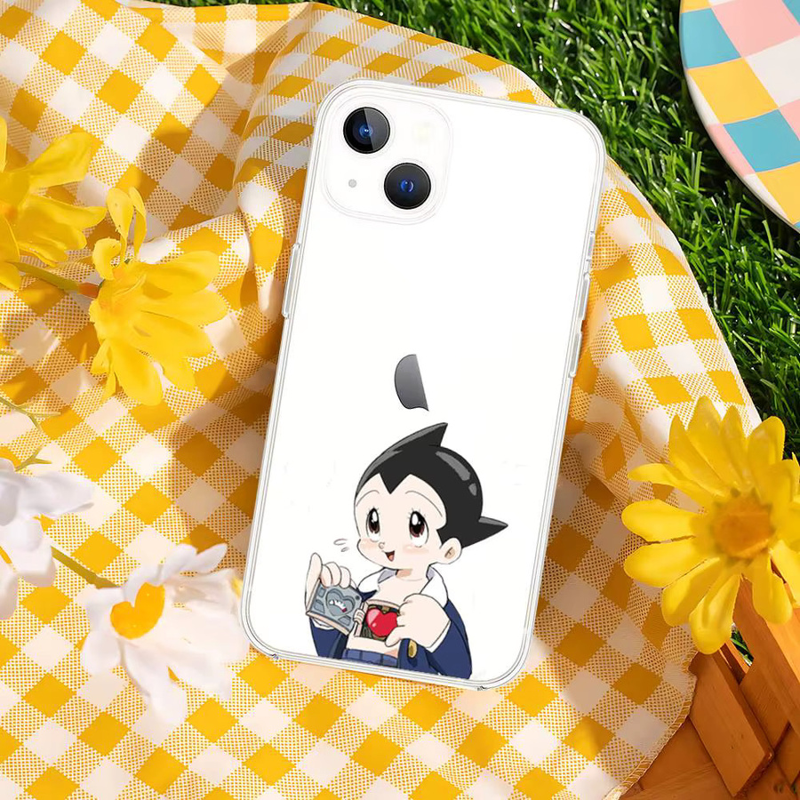 Mesuca Astro Boy Handyhülle für iPhone, transparente stoßfeste Silikonhülle - Bild 3