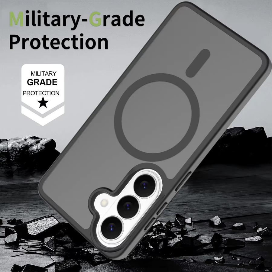 Magnetische Matte Handyhülle NYFundas für Samsung Galaxy S26 Ultra S25 FE S24 Plus S23 S22 A57 5G A37 A17 A56 A36 A26 A16 A55 A35 A15 in Blau - Bild 5