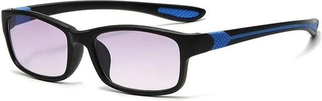 Yiran toy Sonnenbrille, Unisex, Vollrand, Square, Kunststoff, black grey - Bild 1