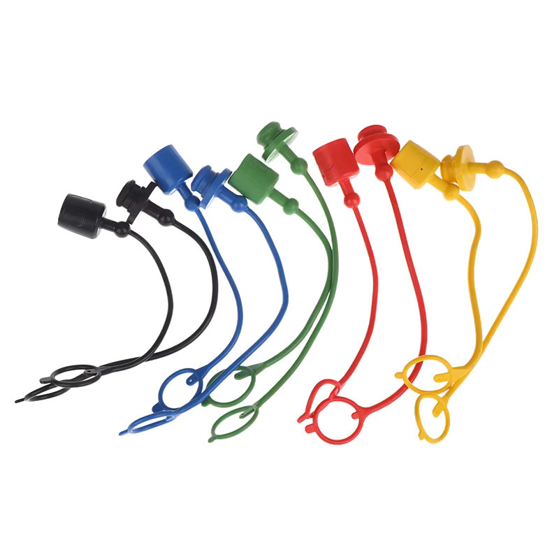 JETTING Hydraulik-Schnellkupplungs-Staubkappen Set für 1/2 ISO-A Kupplungen, männlich und weiblich, Multicolor - Bild 1