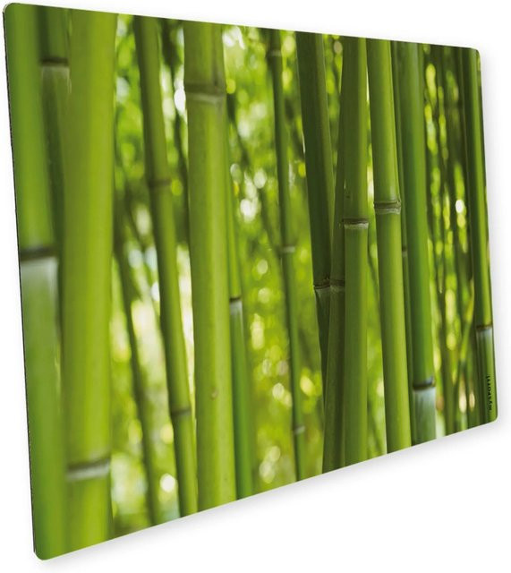 Myspotti Mini-Spritzschutzplatte aus Bambus in Grün, B: 59 cm, T: 41 cm - Bild 1