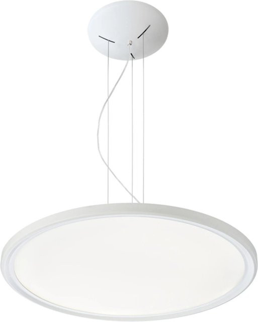 Rendl Pendelleuchte Moneta LED Ring in Weiß, dimmbar, 36 W, warmweiß - Bild 1