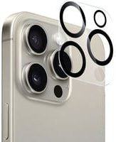 Nevox 3D Kameraschutzglas für iPhone 17 Pro Max in Schwarz und Transparent - Bild 1
