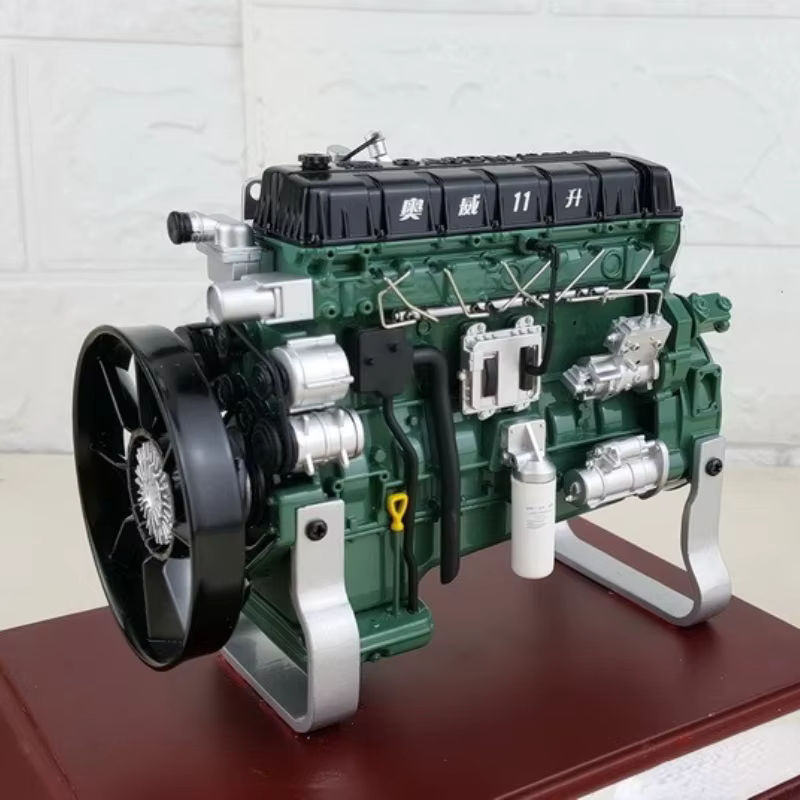 Goni ca6dm Motor Modell aus Legierung mit Holz Basis als Sammlerstück und Dekoration - Bild 6