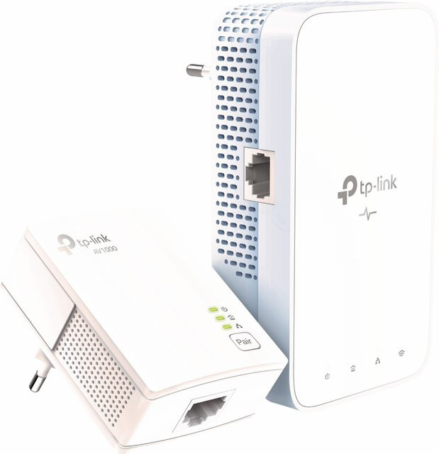 TP-Link TL-WPA7519 KIT Powerline WLAN Starter Kit mit Wi-Fi 5 Dual-Band in Weiß - Bild 1