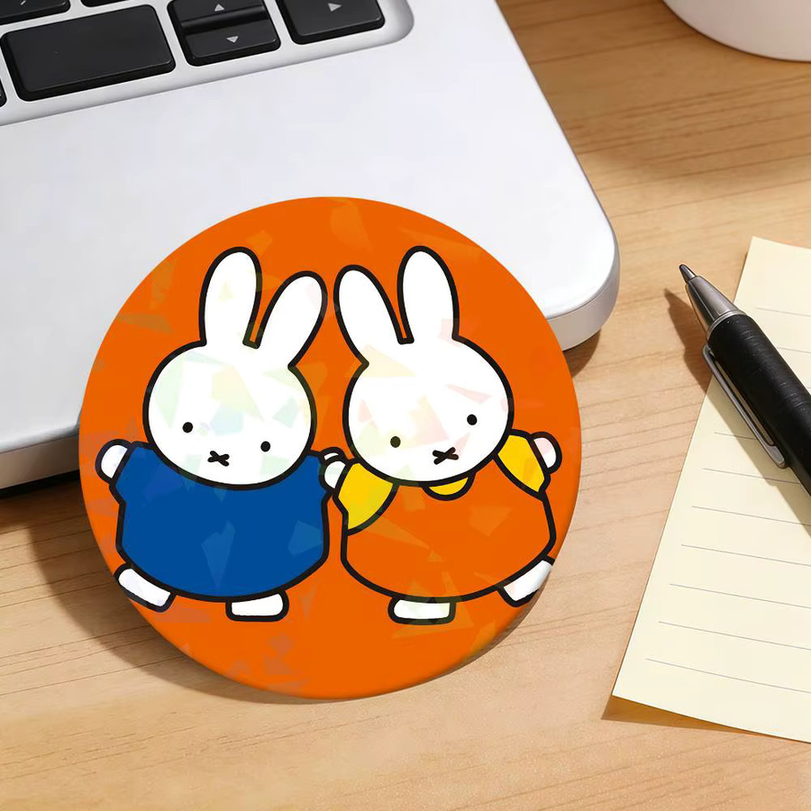 Miffy Brosche, Emaille, bunt, rund - Bild 5