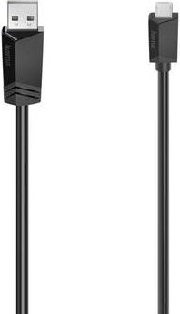 Hama USB 2.0 Micro-USB-Kabel mit USB-A Stecker, Schwarz, 1,5 m - Bild 1