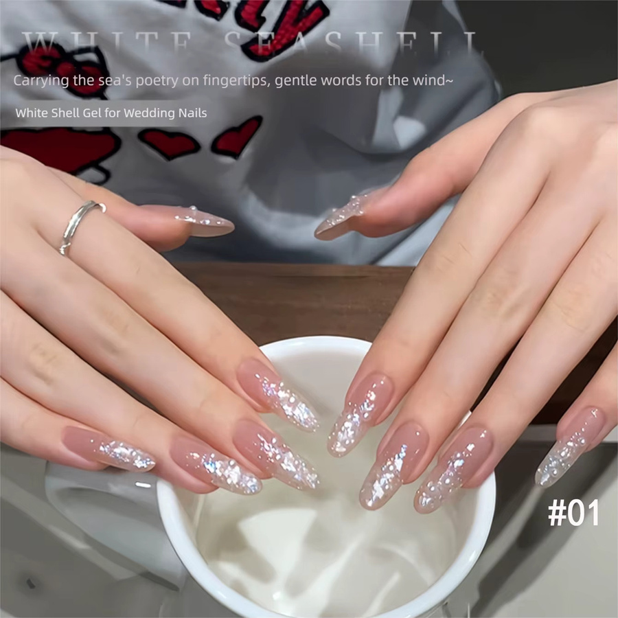 MIANEL Nagellack, Braut-Weiß, Gel, glänzend - Bild 3