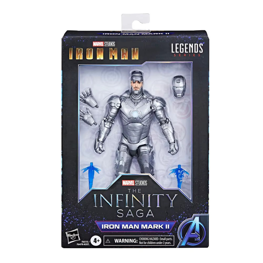 Hasbro Marvel Iron Man Mark II Bruce Banner War Machine Quicksilver Captain America Odin Actionfigur, Einzelfigur, ab 4 Jahre - Bild 2