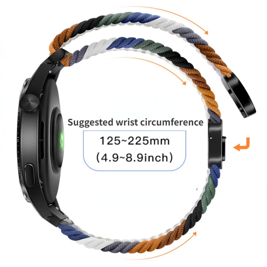EIGIIS Uhrenarmband Nylon, Magnetisch geflochten, Bunt, Unisex - Bild 3
