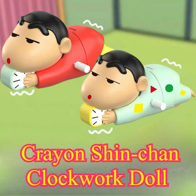 Keeppley Crayon Shin-chan Anime Figur mit mechanischem Wecker Modell Multicolor - Bild 1