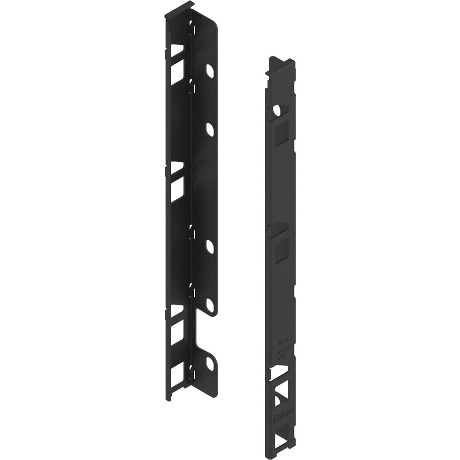 Blum Rückwandhalter Legrabox für Holz aus Stahl in Carbonschwarz Matt - Bild 2