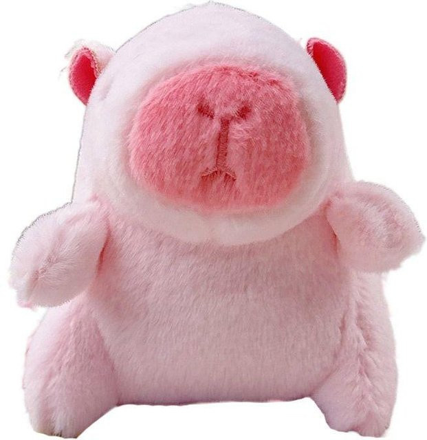 Fashnics Rosa Plüsch Capybara Puppe Stofftier - Bild 1