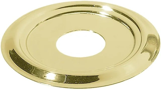 BASI Abdeckrosette Messing Gold für Türspion TS 680, B/T/H: 15,0 x 10,0 x 15,0 cm - Bild 1