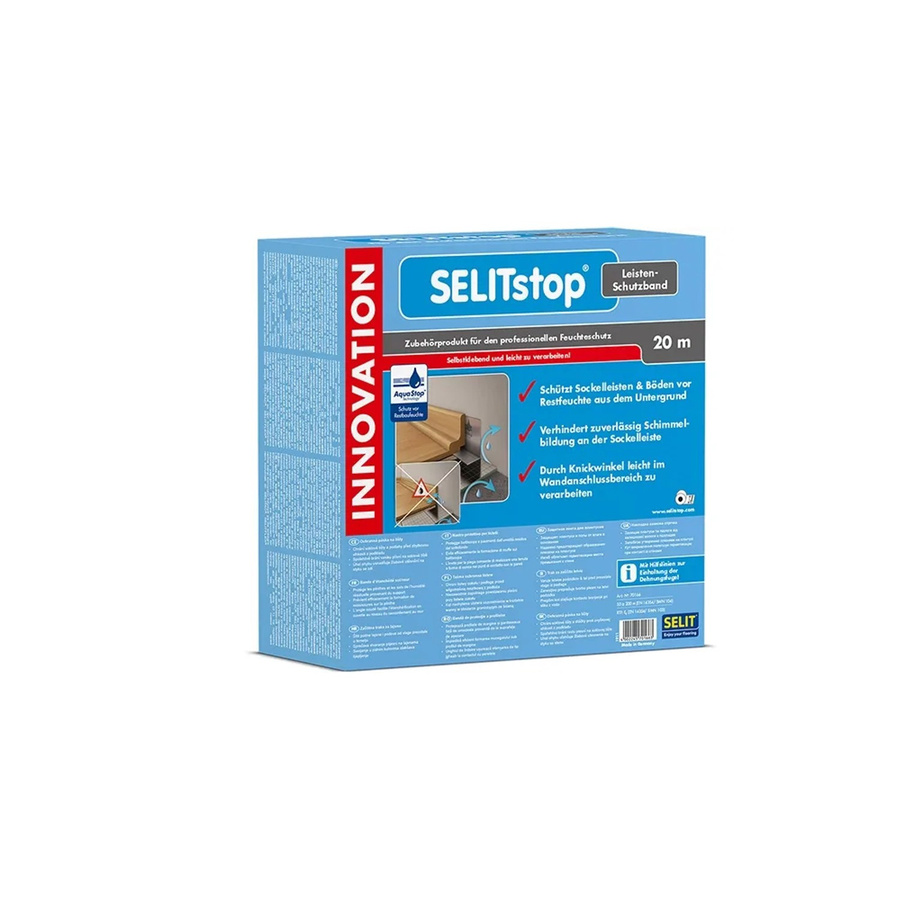 Selitstop Leistenschutzband in Grau und Blau, 20 m - Bild 2
