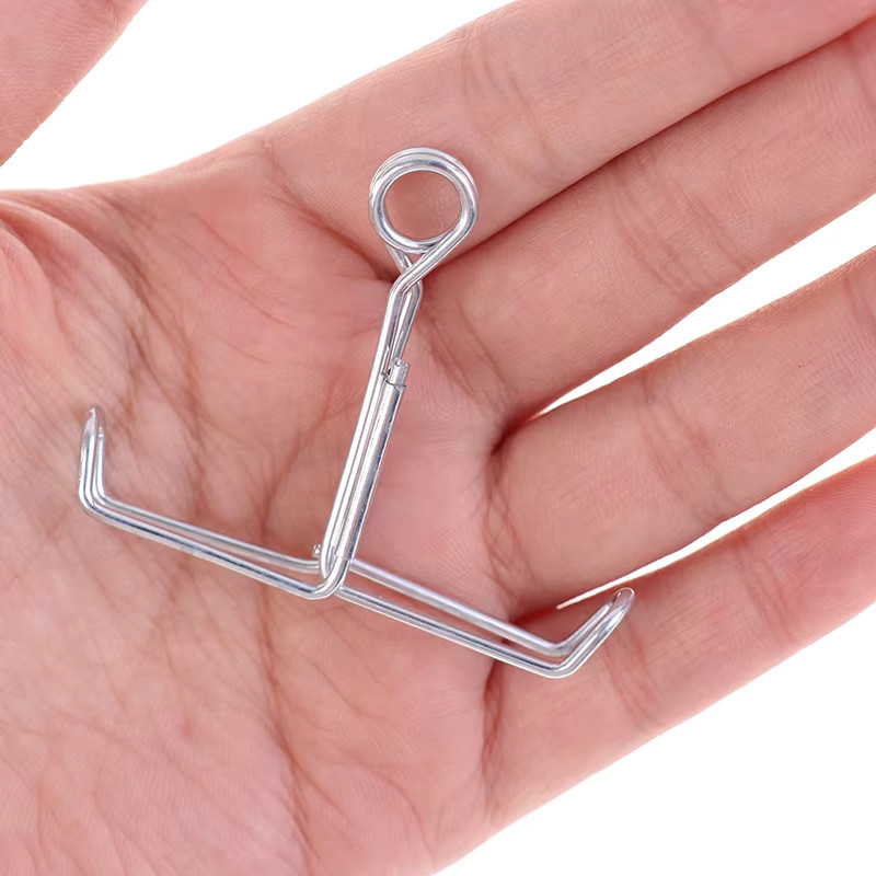 Lab Hoffman Schlauchklemme Wasserstopper Spiralschlauchklemme in Silber zur Durchflussregulierung für Gummischläuche - Bild 3