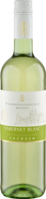 Meissen Cabernet Blanc Weißwein, Sachsen, 2021, halbtrocken, 0,75 l - Bild 1