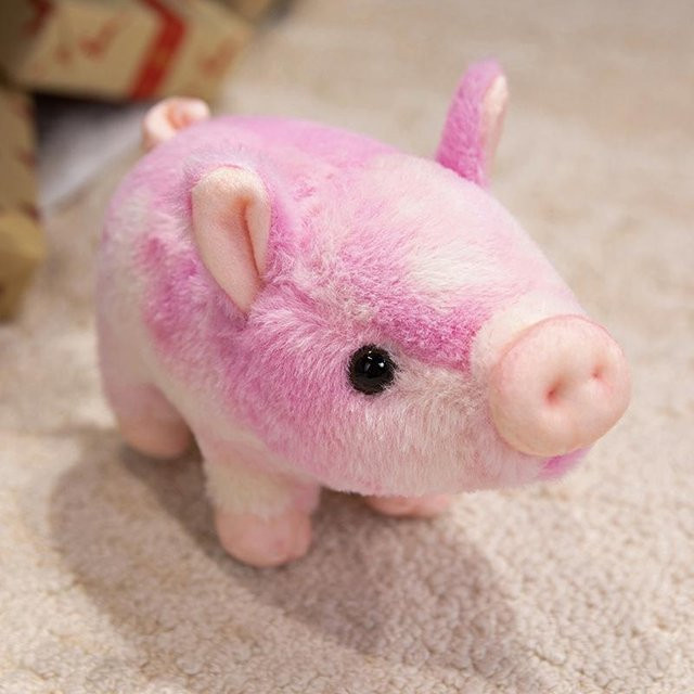 Niedliches Schwein Plüschtier, Rosa, 23cm, ab 14 Jahre - Bild 1
