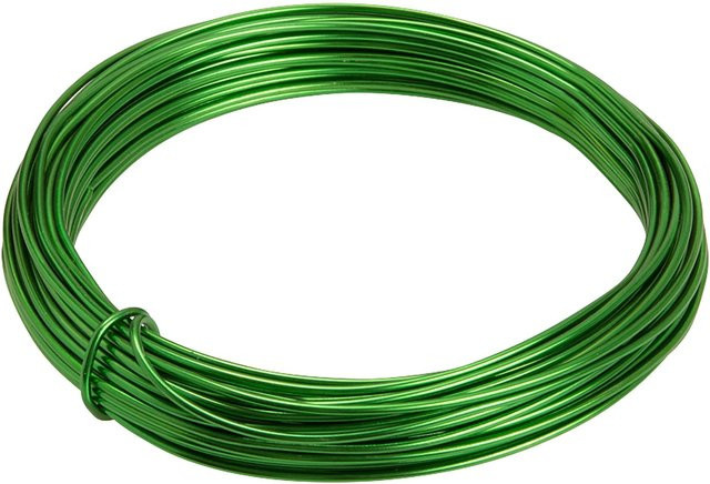 Conacord Aludraht in Grün, Kunststoffbeschichtet, Durchmesser: 1,6 mm, Länge: 12 m - Bild 1