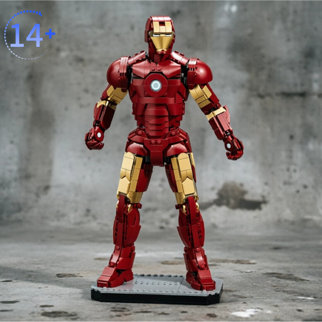 Hot Toys Marvel Helden-Puppen-Modell, Bausteine & Ornamente, 1297 Teile, ab 14 Jahren - Bild 1
