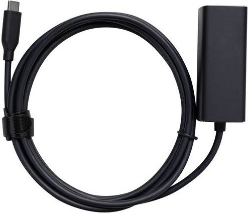 Obsbot USB-C zu Ethernet Adapter für Tail Air, Schwarz, 1x USB-C auf 1x RJ45 und 1x USB-C - Bild 1