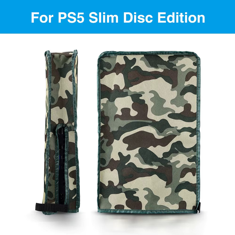 YECKTEGJ Anti-Scratch Staubschutzhülle für PS5 Slim Disc und Digital Konsole, Multicolour - Bild 3