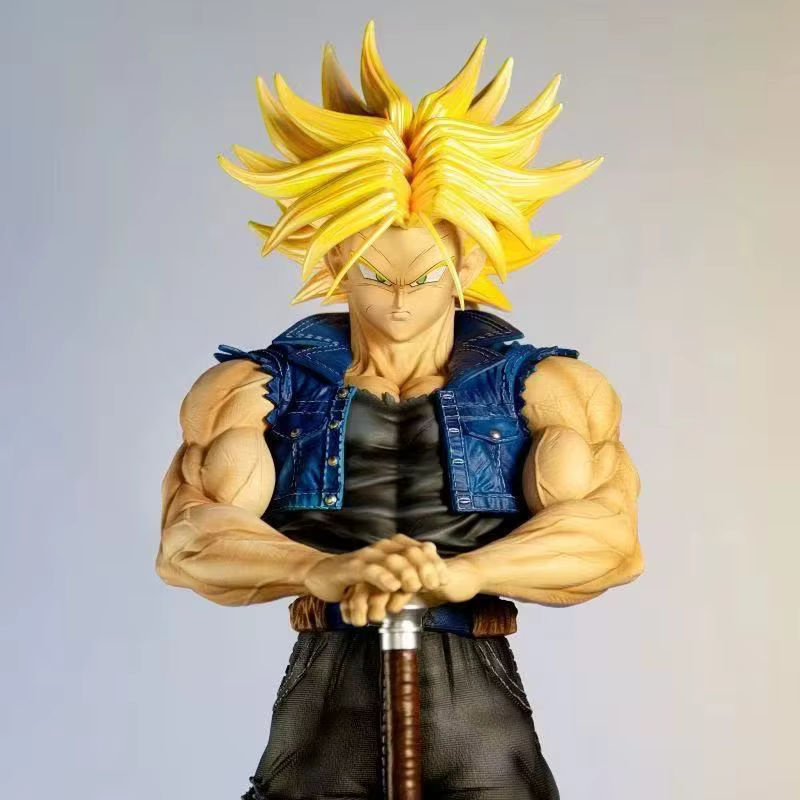 Bandai Dragon Ball Z Anime Actionfigur Trunks Statue aus Kunstharz, mehrfarbig, Höhe: 53 cm - Bild 6