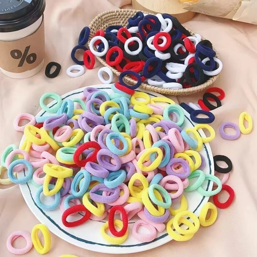 HAHAYL Haargummis, Nylon, elastisch, bunt, Kinder - Bild 4