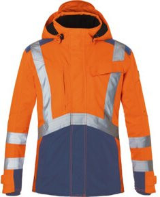 Kübler Hardshelljacke REFLECTIQ PSA 2 in Warnorange/Dunkelblau, Größe XL - Bild 1