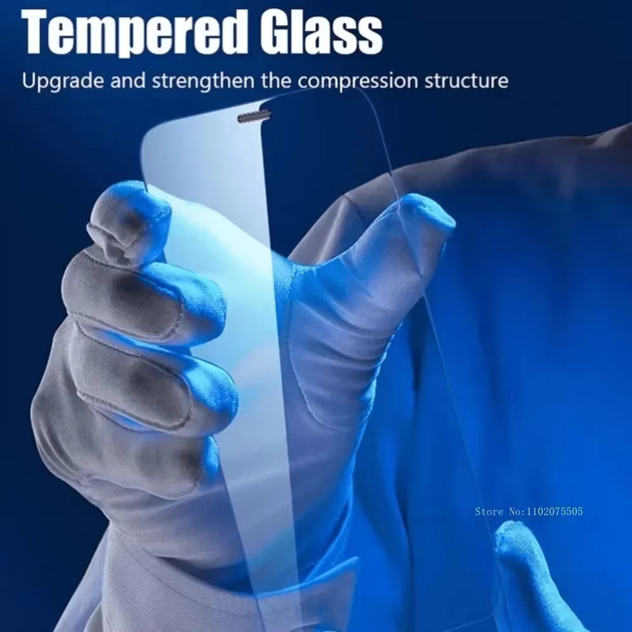 DIXSG 2er Set HD-Klarglasfolie aus gehärtetem Glas als Displayschutz für iPhone 17 16 15 14 13 12 11 Pro Max Plus XR XS in Transparent - Bild 5