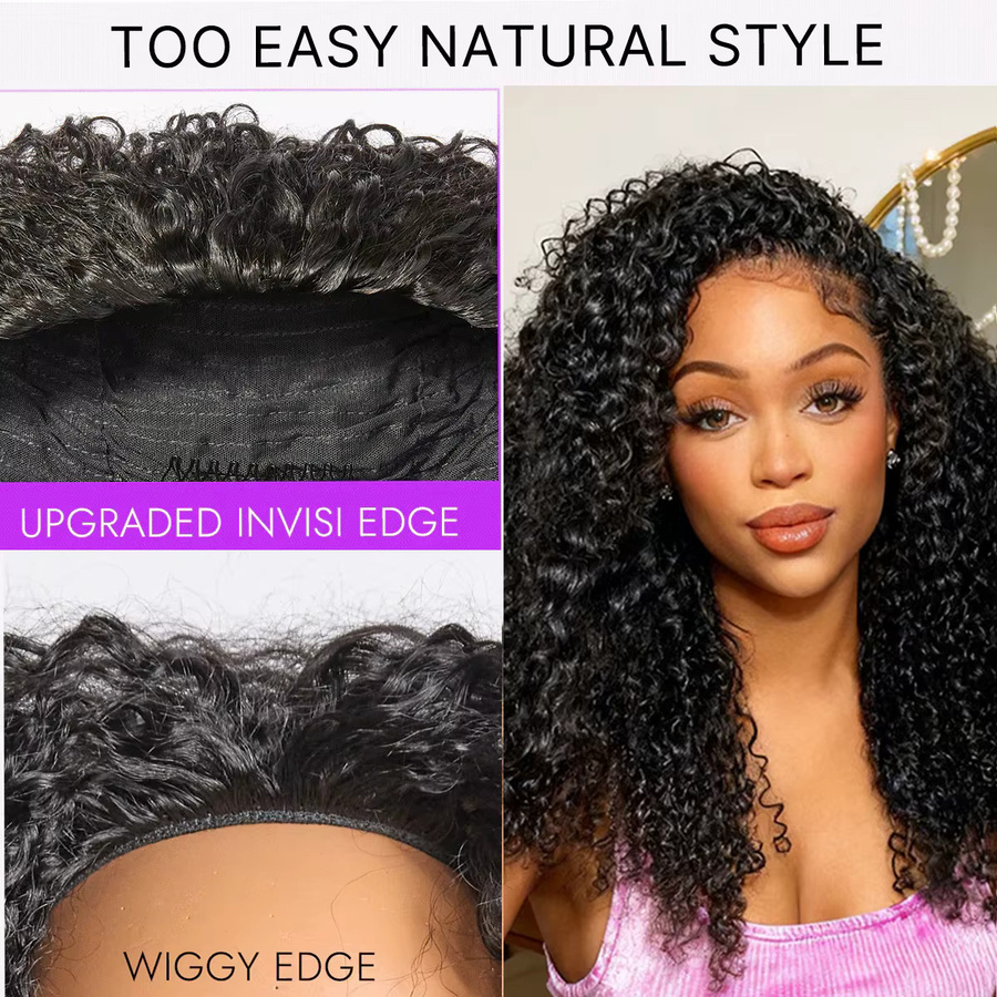 hairmoda Halbperücke, Echthaar, 250% Kinky Curly, 3-in-1 - Bild 3