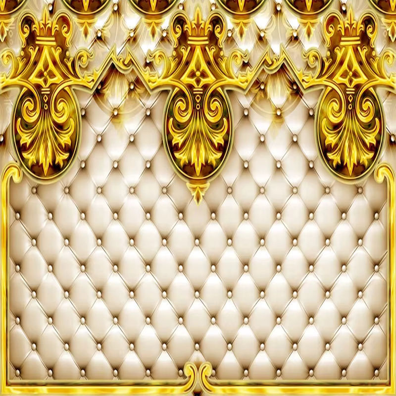 3D Wandbild Tapete von jiadou im europäischen Stil mit Blumenmuster in Multicolour für dein Wohnzimmer oder als TV-Hintergrund - Bild 4